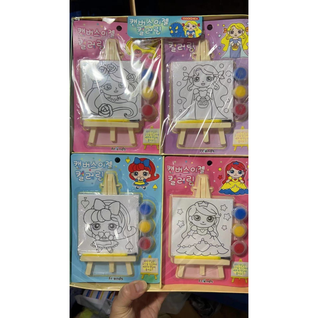 DIY Set melukis anak kanvas bergambar(JAYA ACC)