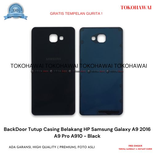 BackDoor Tutup HP Samsung Galaxy A9 2016 A9 Pro A910 - Black