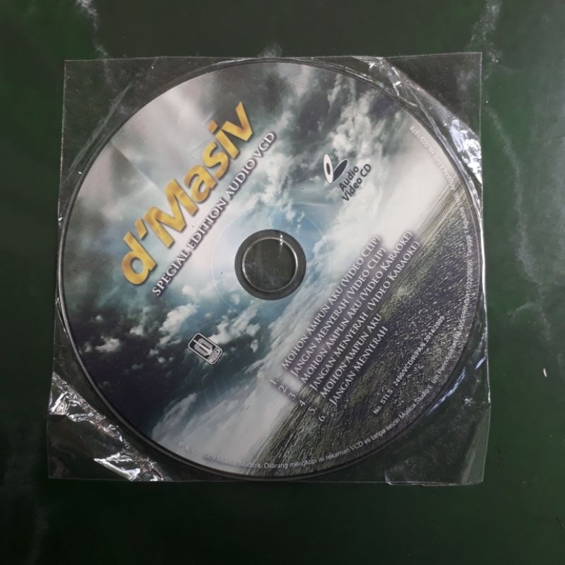 Kaset VCD untuk KolPri D'Masiv Special Edition Audio VCD