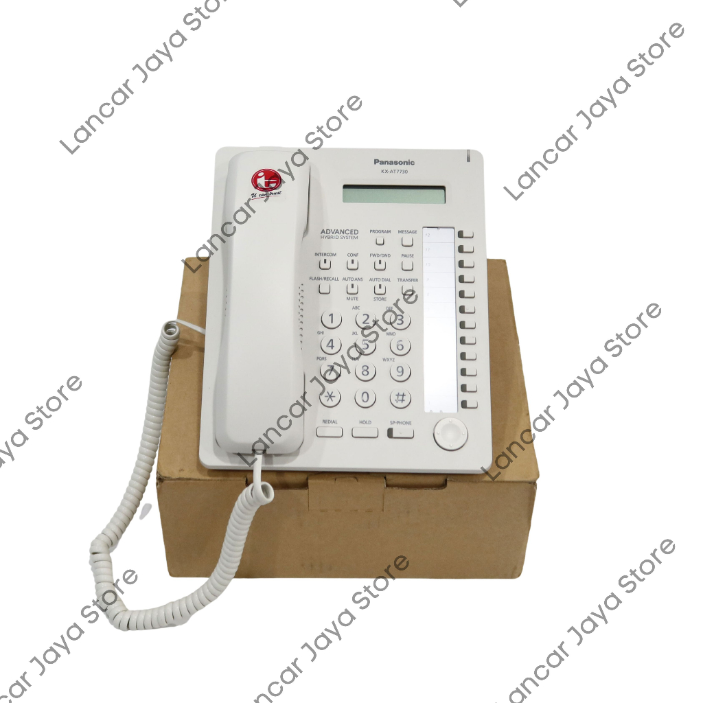 Telepon Key Master Digital KX-AT7730 Buat Pabx TES824 Key Phone IT COM Putih