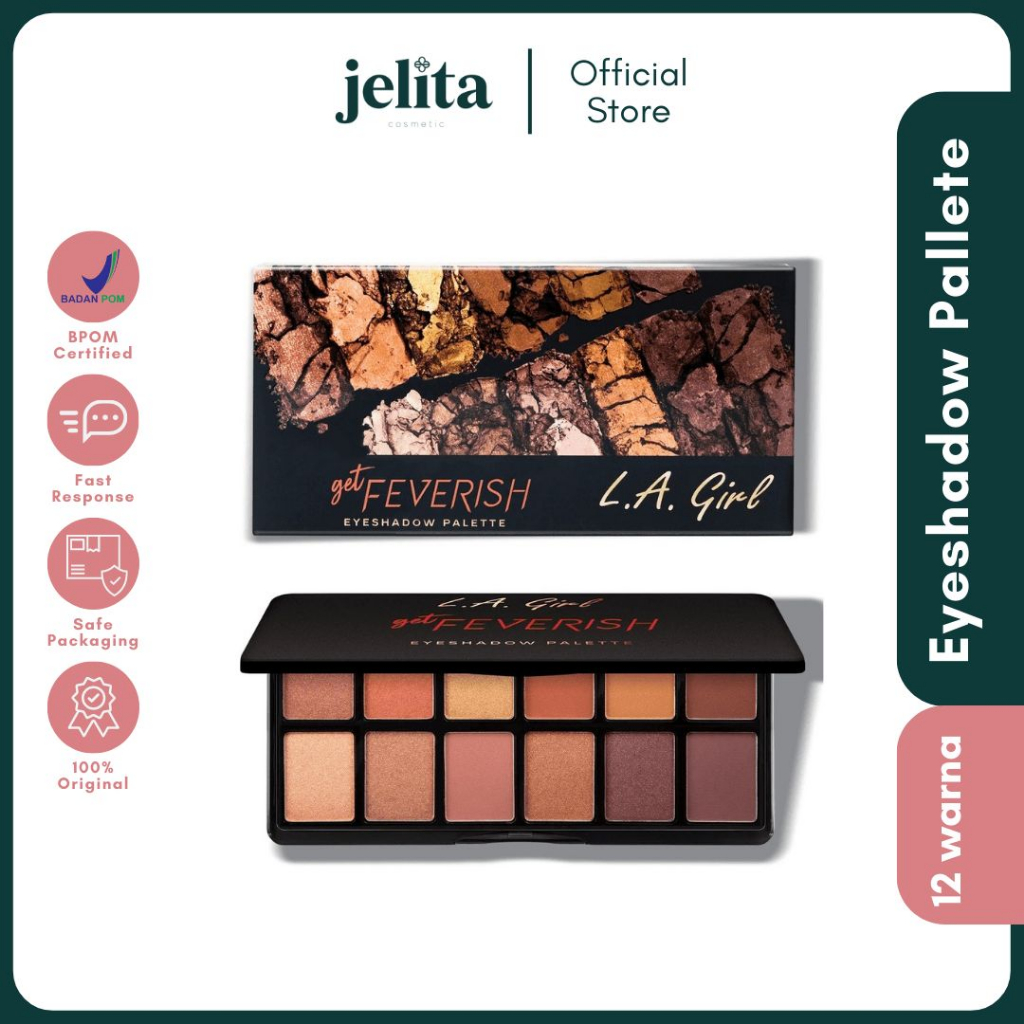 LA Girl Eyeshadows Palette Get Feverish GES415