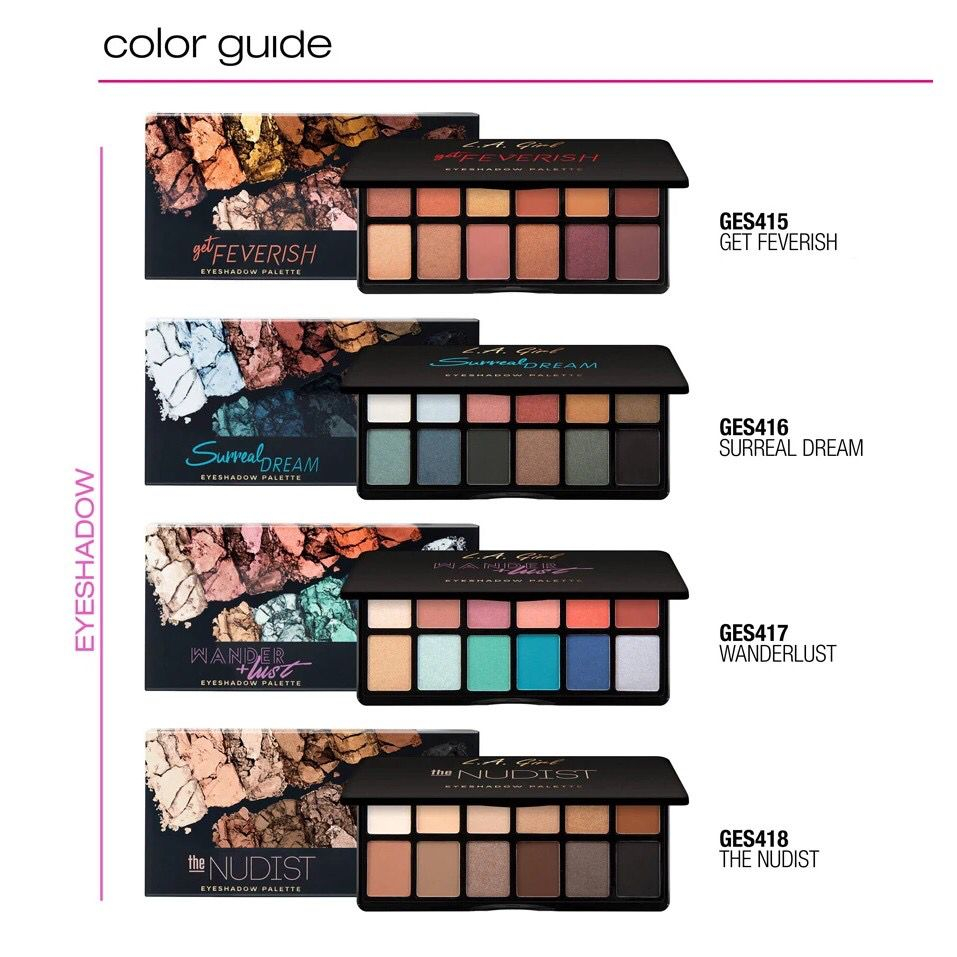 LA Girl Eyeshadows Palette Get Feverish GES415