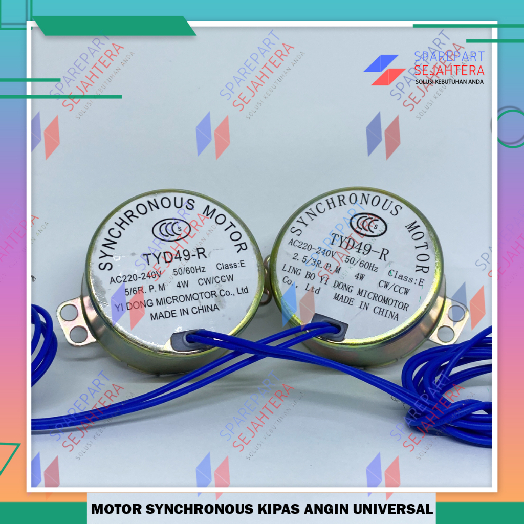 MOTOR SWING ROTARY SINGKRONUS SYNCHRONOUS KIPAS ANGIN DINDING MIYAKO SANEX REMOTE UNIVERSAL BEST QUA