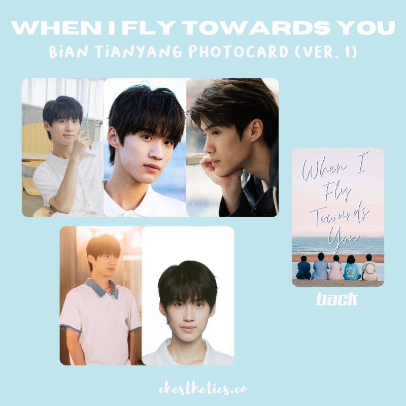 When I Fly Towards You CDrama China Chinese Drama Photocard Aktor Zhou Yiran Zhang Miaoyi Bian Tiany