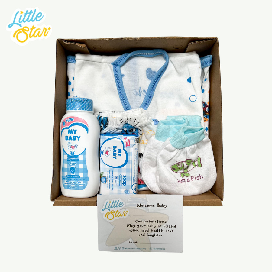 LS Hampers Bayi Kado Lahiran Newborn Paket Parcel Gift Set Baju Sabun