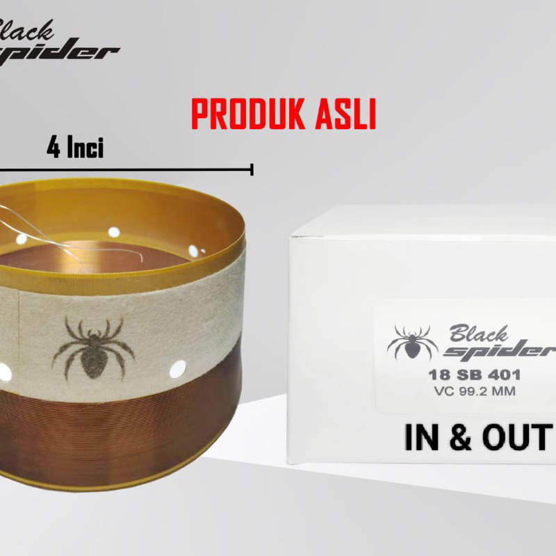 Spool Spul Speaker Blackspider 18 " 18 SB 401