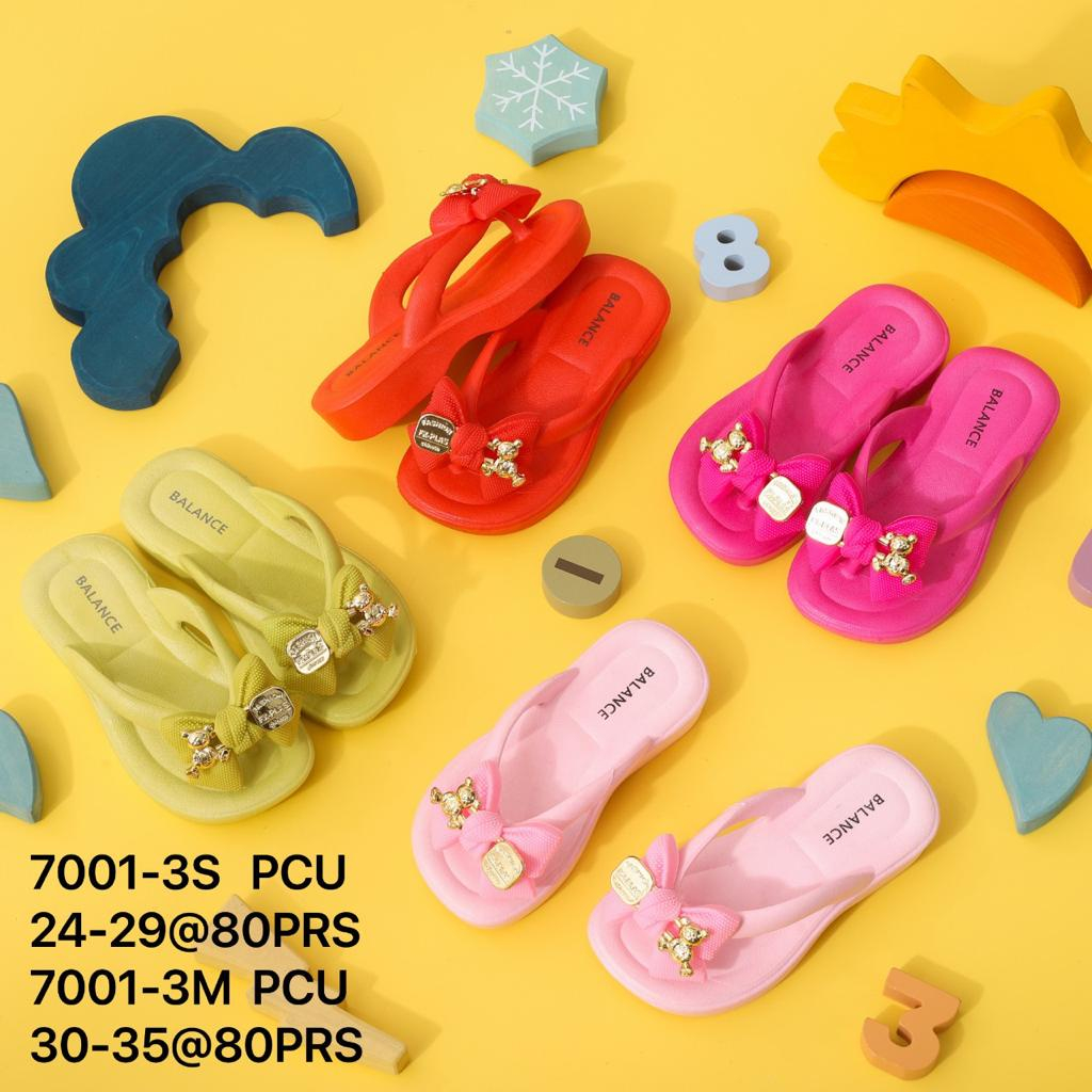 Sandal Balance 7001 Sandal Jepit Anak Cewek dengan Motif Kelinci Import Sandal Karet Anak Perempuan