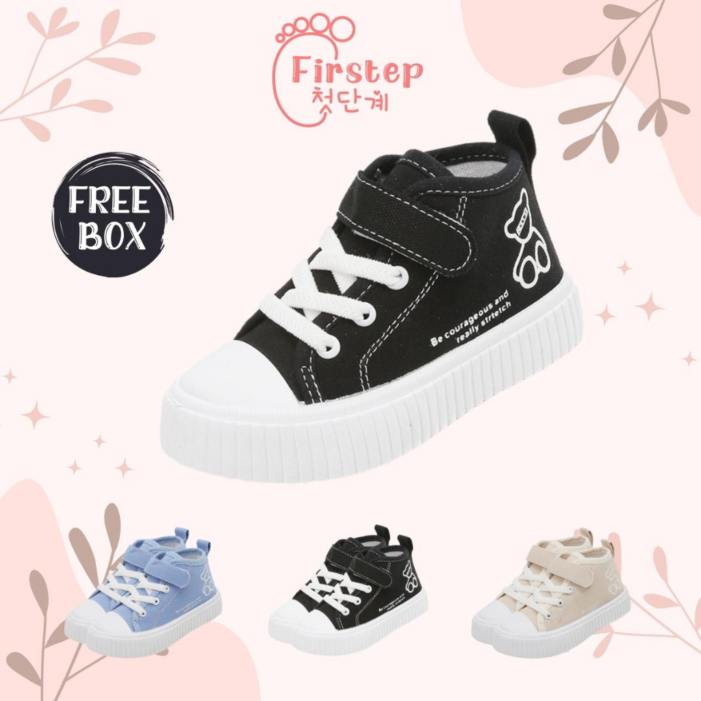 Sepatu Anak Perempuan Dan Laki Laki Import Sneaker Anak Usia 1-5 Tahun  FS176