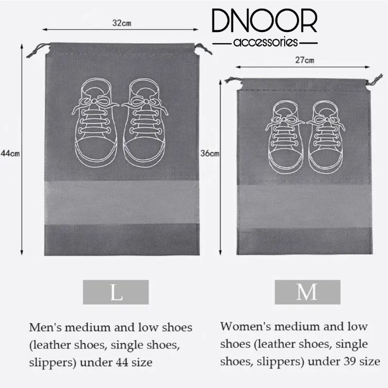 Tas Serut Penyimpanan Sepatu Sandal Baju Pakaian dll Shoes Bag Kantong Tali Serbaguna