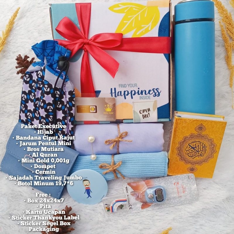 (free minigold)Hampers Hijab Murah/Hampers Ulang Tahun/ Kado Wisuda /Gift Box Bella Square Premium (