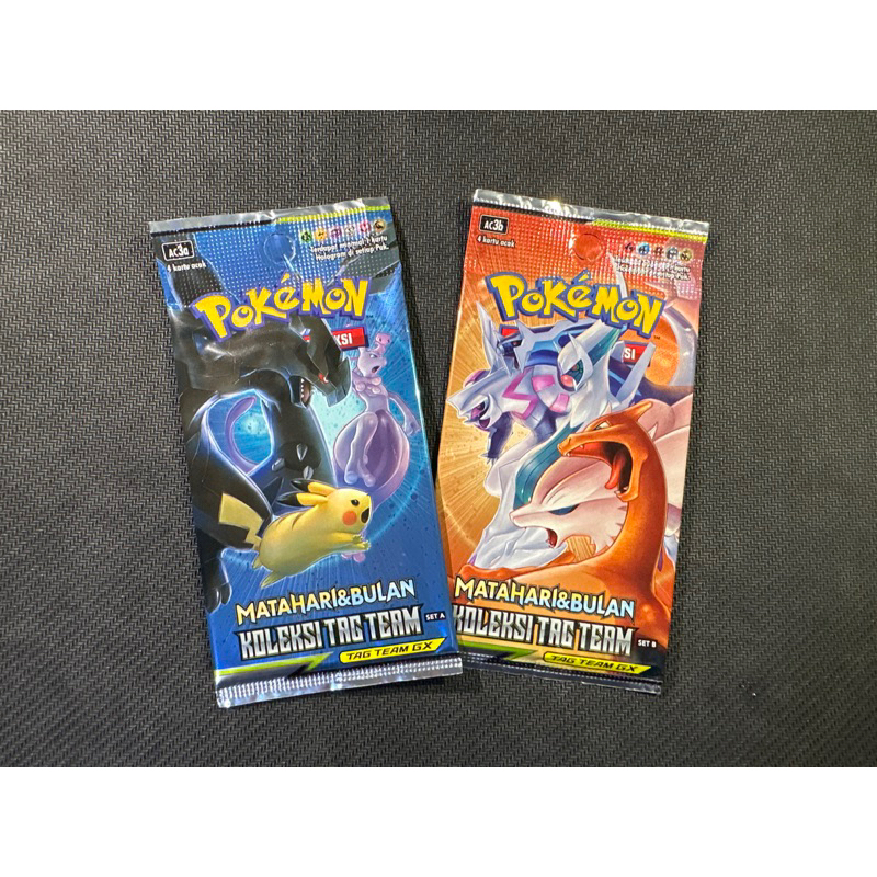 Koleksi Tag Team BOOSTER PACK - ac3a ac3b Seri Matahari dan Bulan Pokemon TCG Indonesia