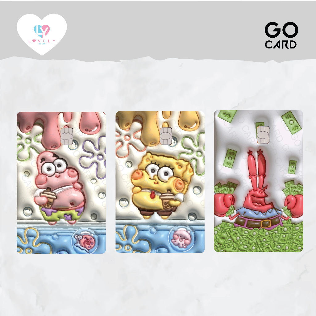 

Sticker Kartu ATM 3D Spongebob Hologram Emoney Flazz Sticker