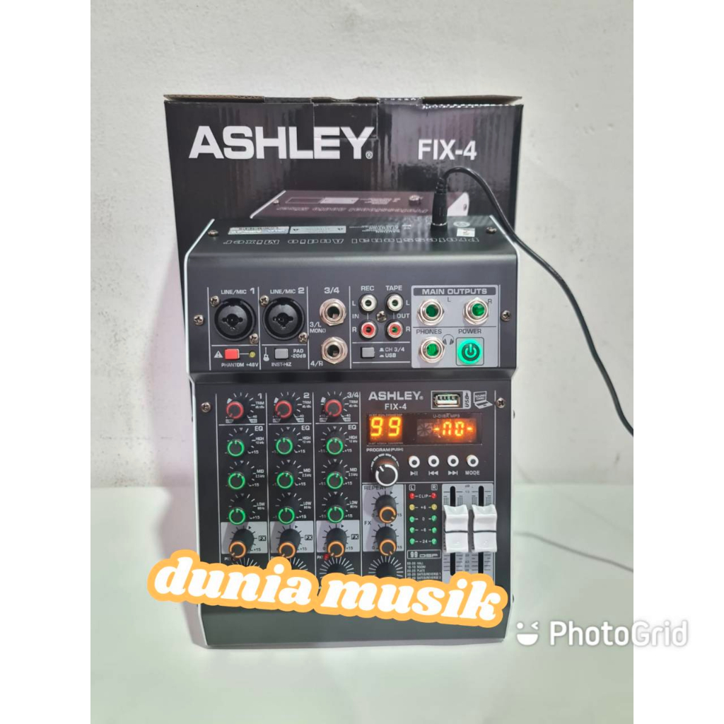 MIXER ASHLEY FIX 4 FIX4 ORIGINAL BISA SOUNDCARD