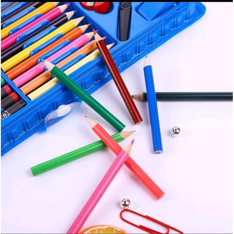 crayon set 208 pensil warna crayon set 150 pcs/ crayon mewarnai 150 warna