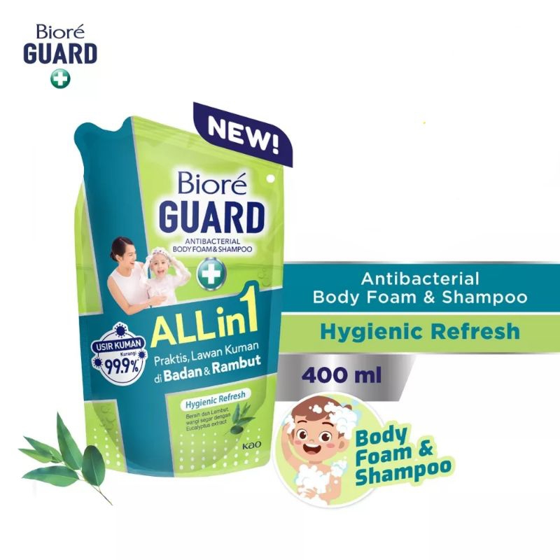 Biore Guard All in 1 400ml Sabun Mandi Cair