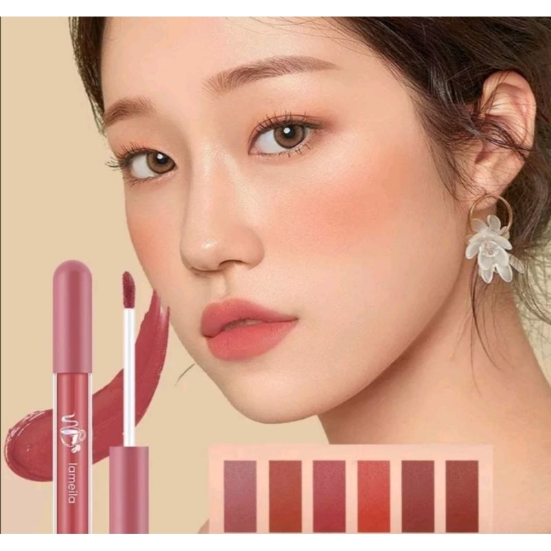 Lipstick SILKY Anti Air Lip Glaze LAMEILA Lipstik Waterproof Velvet Lip Gloss