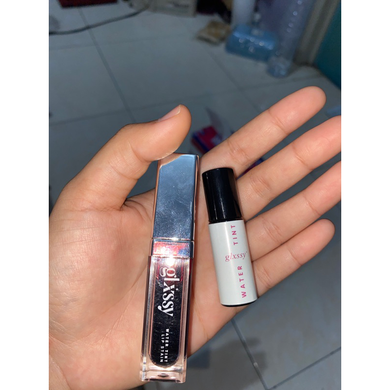 preloved glxssy water tint lip stain