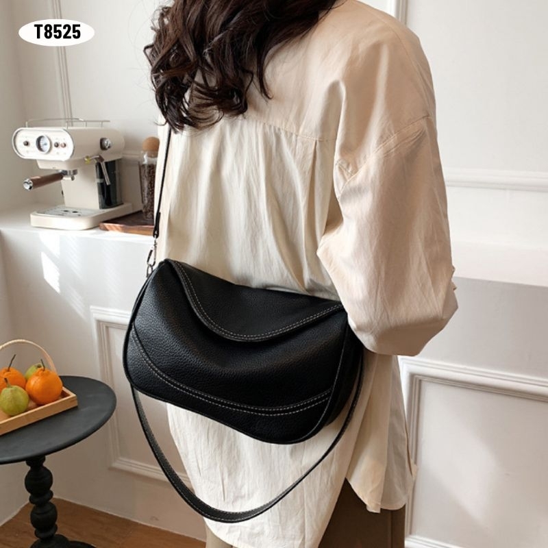 [IMPORT] T8525 - TAS SELEMPANG WANITA FASHION IMPORT - 76BAGSTORE