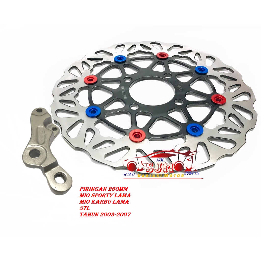 PIRINGAN 260MM MIO SPORTY LAMA MIO KARBU LAMA 5TL DISC BRAKE FRONT YAMAHA MIO SPORTY OLD MIO SPORTY KARBU PERTAMA