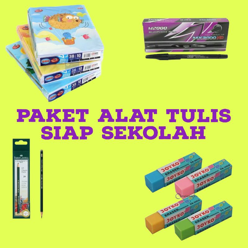 

Paket Hemat Alat Tulis Sekolah dan Buku Sekolah