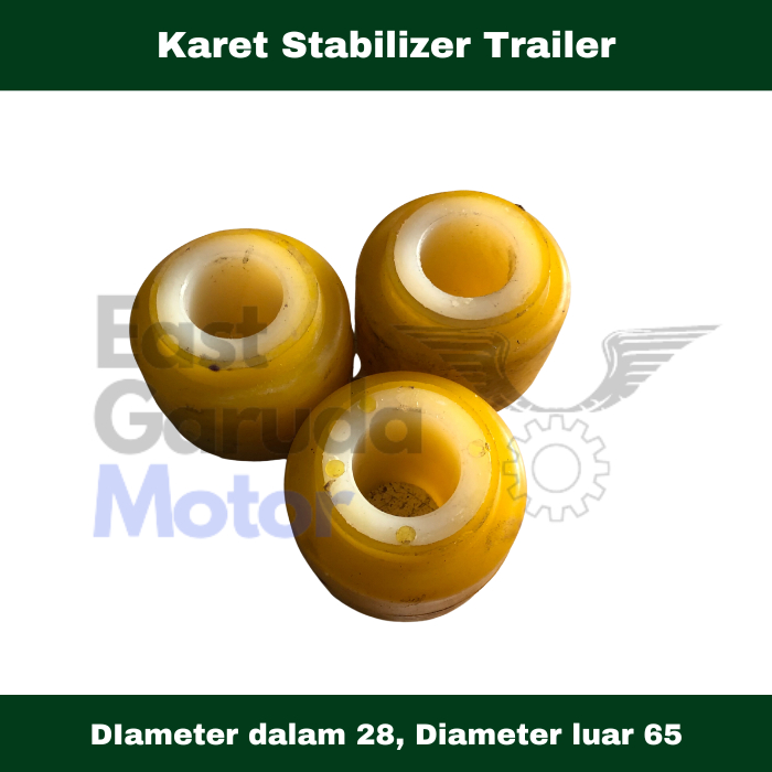 Karet Stabilizer Bushing Stabil Kuning Truck Trailer Fuwa Kuning