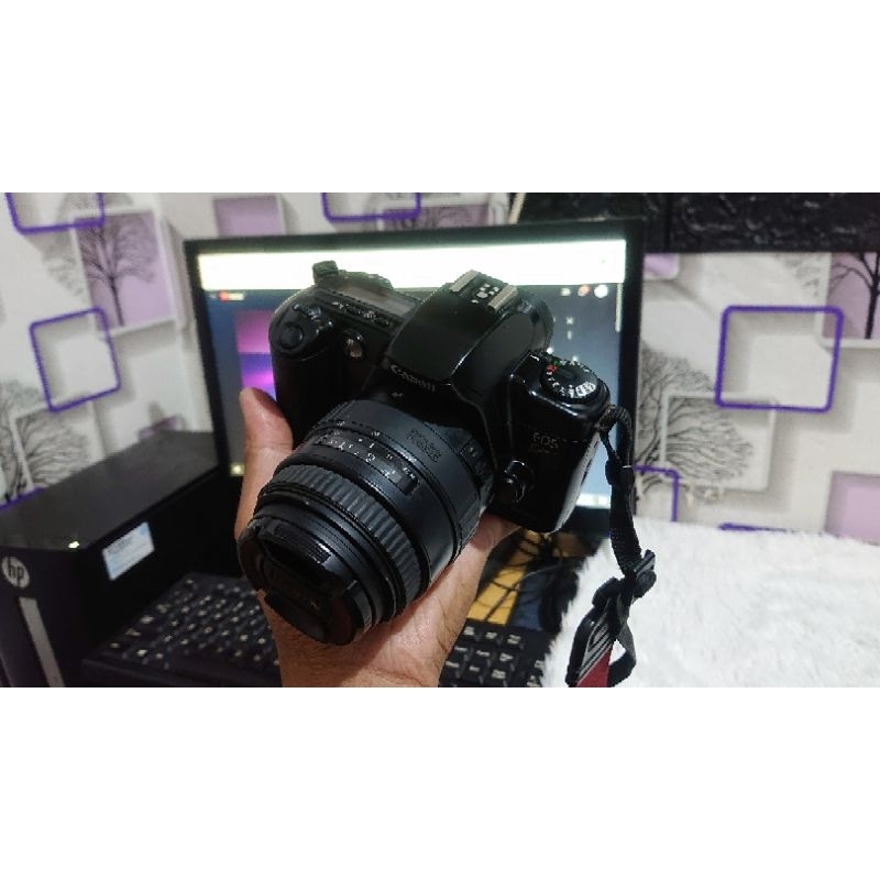 Kamera Film analog SLR Canon eos500 kiss Panorama Second Normal