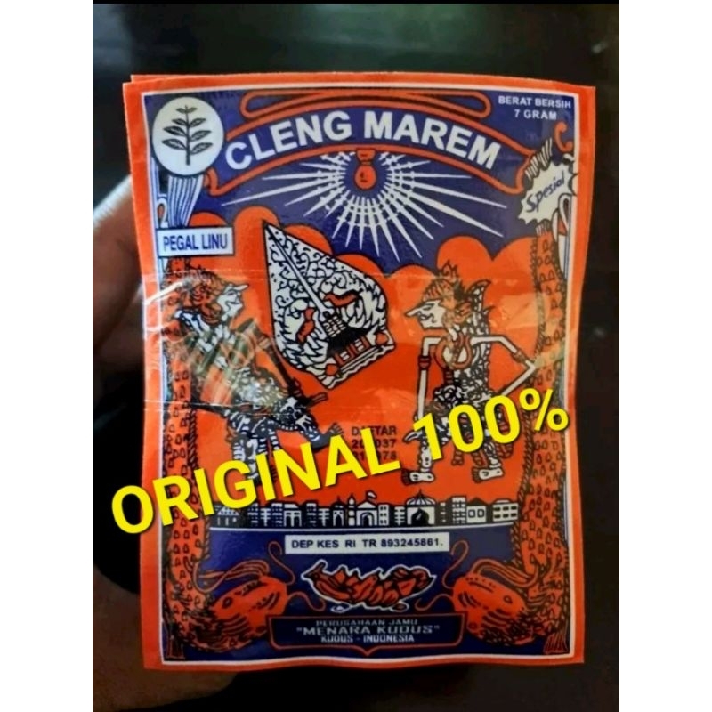 

25 sachet Jamu Cleng marem/cap becak anoman dasamuka original
