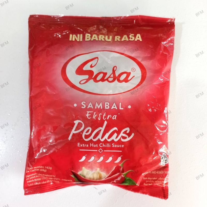 

Sasa Sambal Extra Pedas 24 Sachet 192 Gr