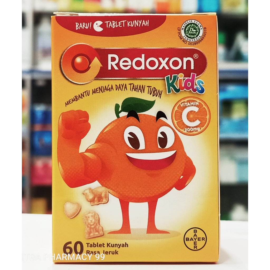 𝐑𝐞𝐝𝐨𝐱𝐨𝐧 𝐊𝐢𝐝𝐬 Isi 60 𝐓𝐚𝐛𝐥𝐞𝐭 𝐊𝐮𝐧𝐲𝐚𝐡 - Menjaga Daya Tahan Tubuh Anak