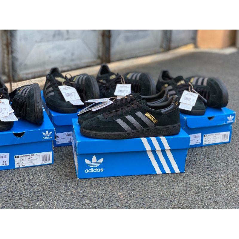 Adidas Handball Spezial Black Strip Grey Original
