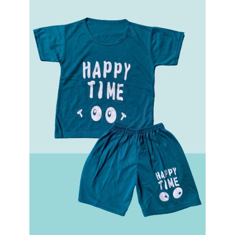 Journey Project Baju Kaos Setelan Anak Happy Time Tosca I Baju anak murah