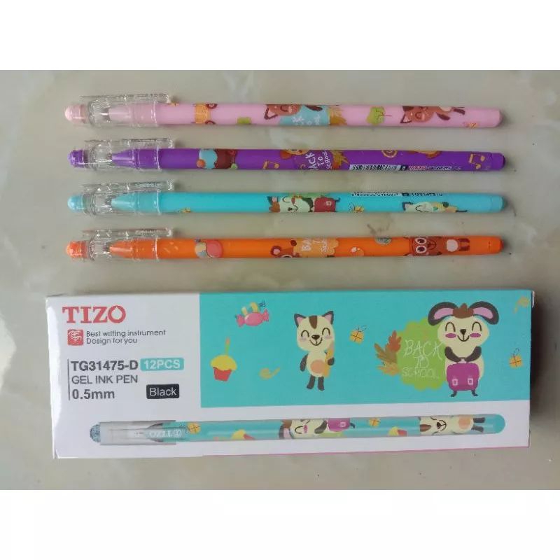 

Tizo Bolpoin Gel TG-32475 D Bolpoin Hitam (2 pcs) Murah