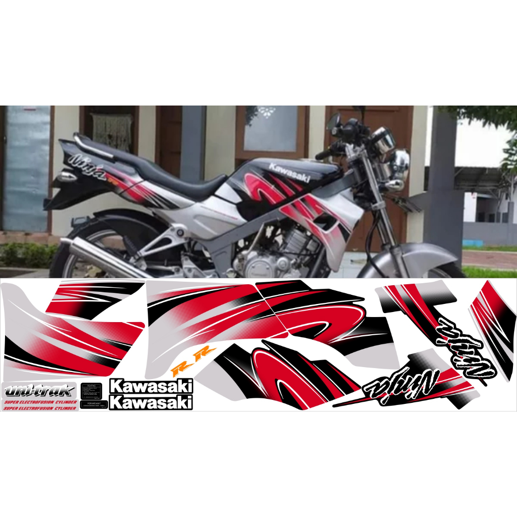 Sticker Stripping Ninja R kis 2002 stiker Striping ninja kis 2002