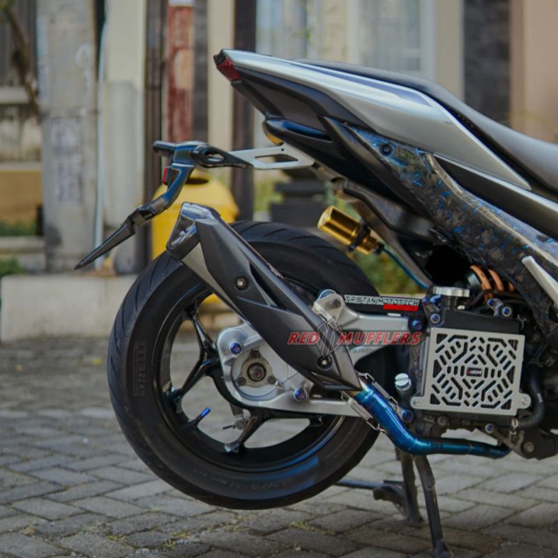 Knalpot Standar Racing Aerox 150 New Aerox 155 original Redfox