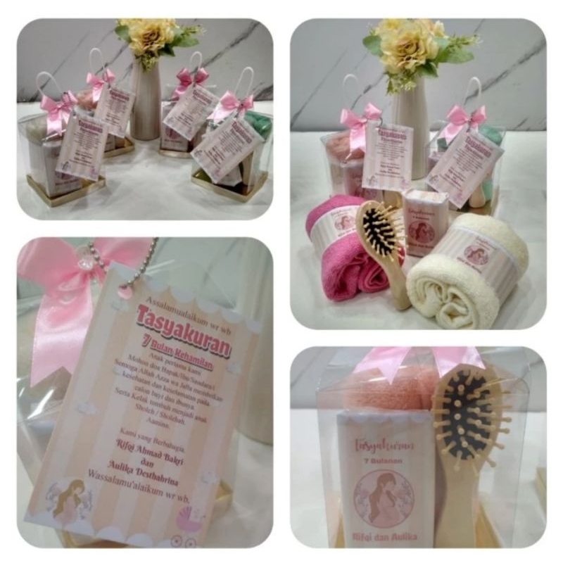 souvenir tasyakuran 4 bulan kehamilan/7 bulanan/aqiqah/baby one month/aqiqah/souvenir pernikahan/sou