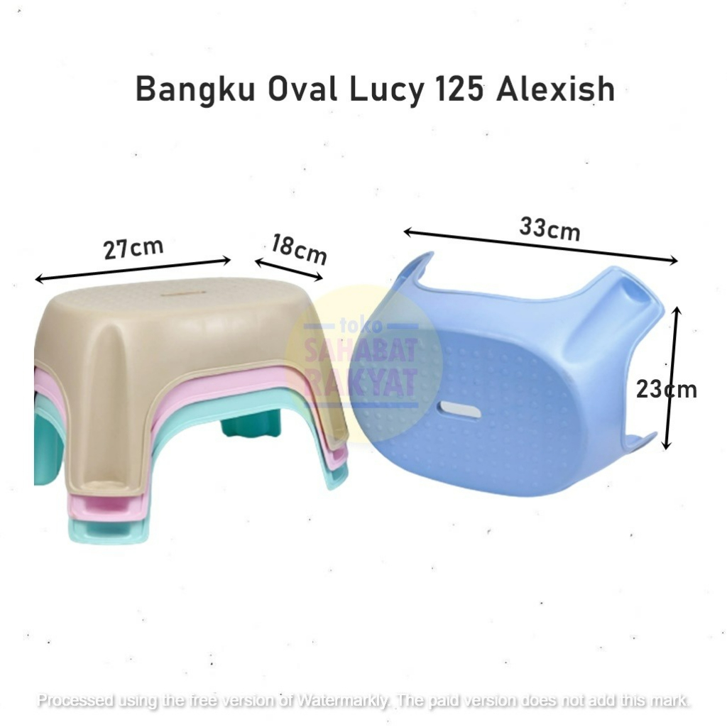 Bangku/Kursi Oval Lucy 125 Alexish