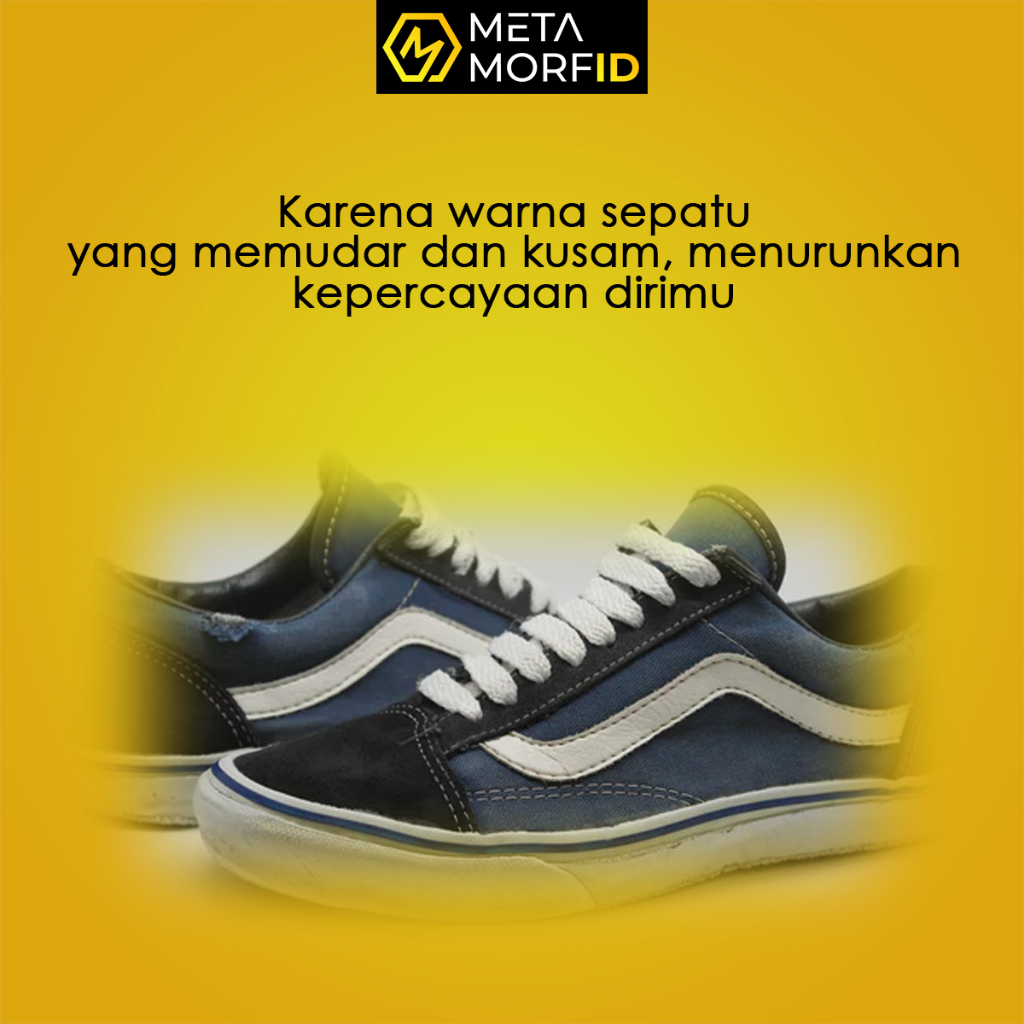 Metamorfid Shoe Paint Cat Sepatu Canvas Kanvas Dan Suede 50ml