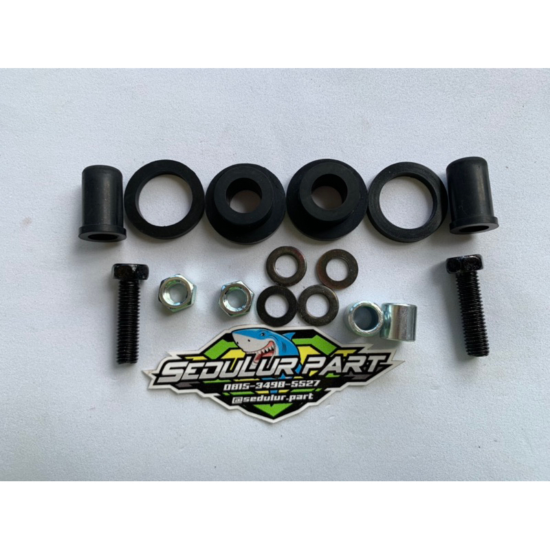 KARET BUSH DAN BAUT SET KOMPLIT BATOK LAMPU DEPAN YAMAHA RXZ MILE RXZ CATALYZER