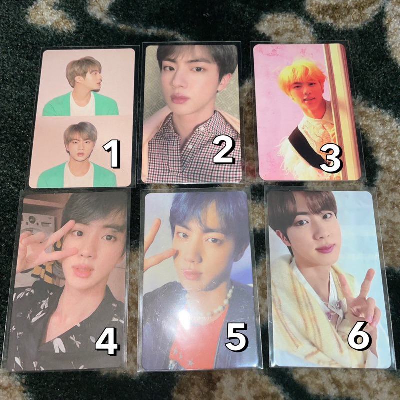 Photocard PC Jin BTS