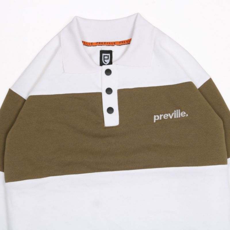 SWEATER RUGBY VINTAGE PREVILLE BROWN