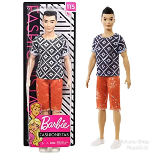 

Dijual Boneka Barbie Mattel Ken Fashionistas 115 Samoan Boho Cool - Original Limited