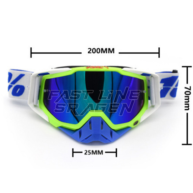 GOGGLE 100% KACAMATA HELM TRAIL MOTOCROSS 100 PERCENT ADVENTURE IMPORT