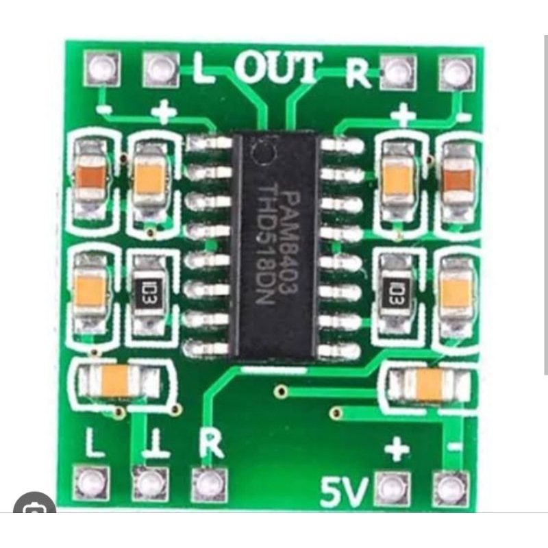 kit ampli mini 5v stereo class d pam8403