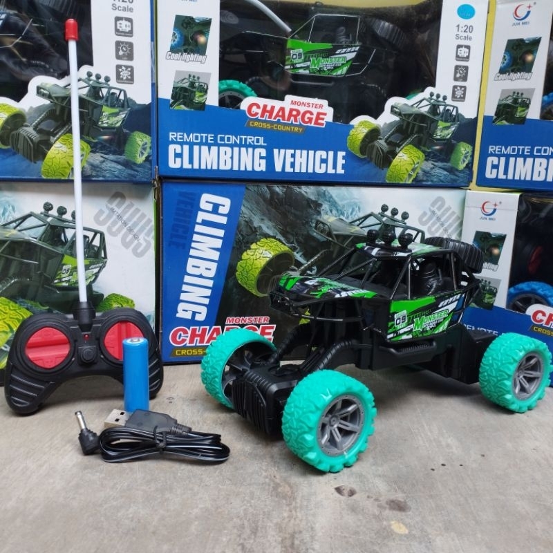 RC MONSTER CLIMBING MOBIL REMOTE CONTROL OFFROAD BATRE CASH BISA BAYAR DI TEMPAT