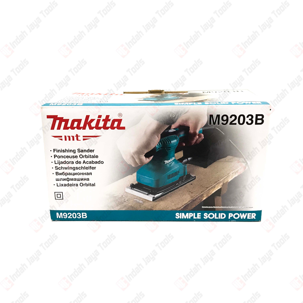 MAKITA M9203B Mesin Amplas Panjang Orbital Sander Kotak Sheet M 9203 B