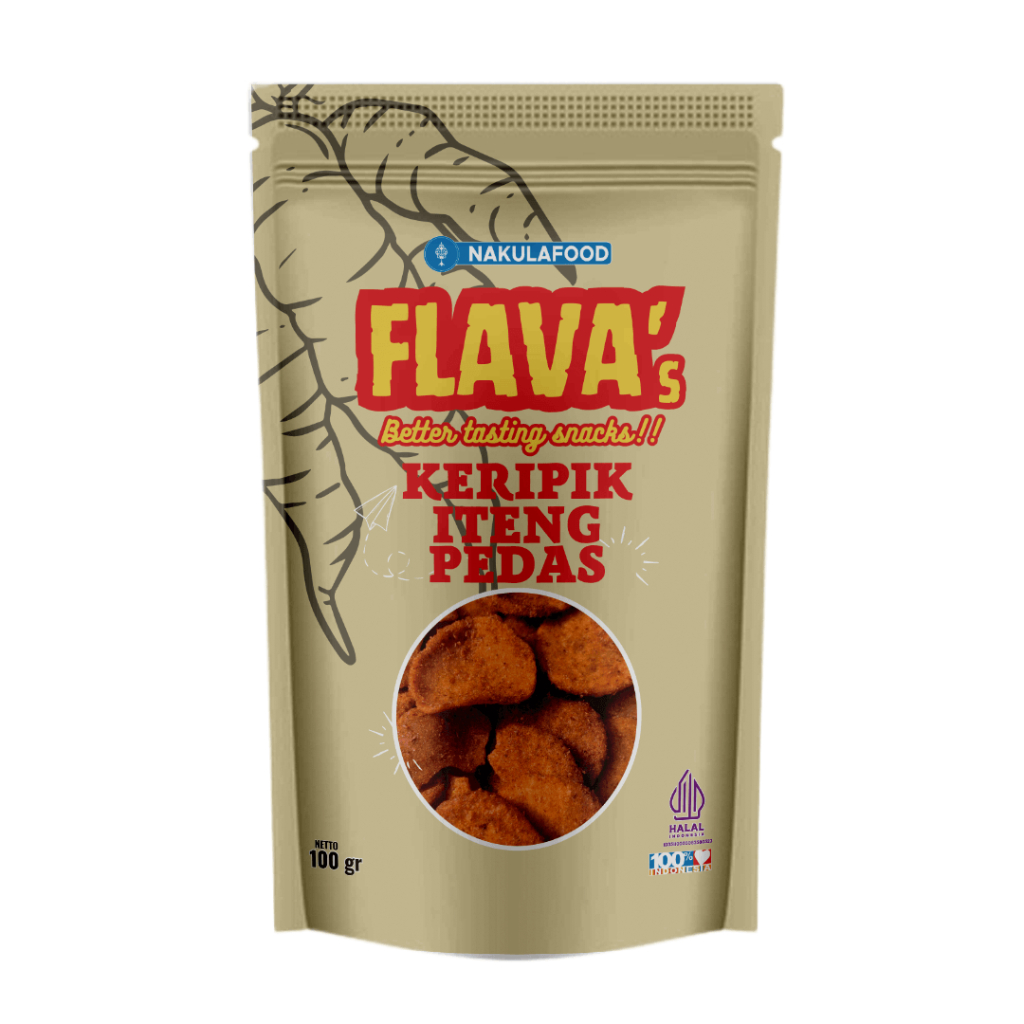 

Nakula Food Snack Flava Iteng Pedas 100 gr