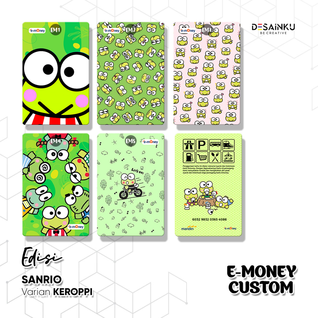 Emoney/Tap Cash/Flazz/Brizzi / Sanrio Ver KEROPPI