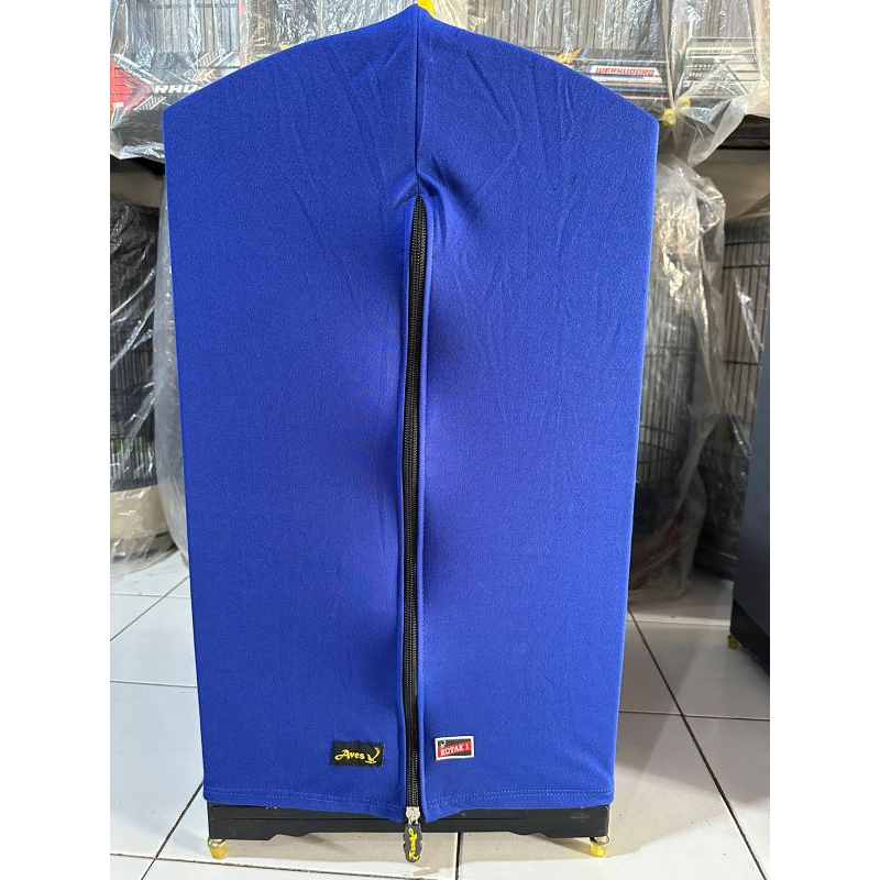 KRODONG KRODONG SANGKAR KOTAK 3 AVES TERLARIS TERMURAH COVER PENUTUP SANGKAR BAHAN KAOS PE