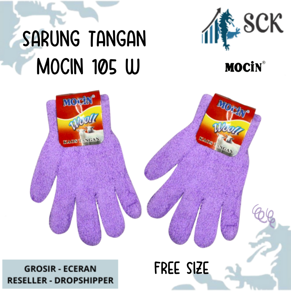 Sarung Tangan MOCIN 105 Polos WARNA / Sarung Tangan Perempuan Dewasa Wanita / Perlengkapan Otomotif - sckmenwear GROSIR