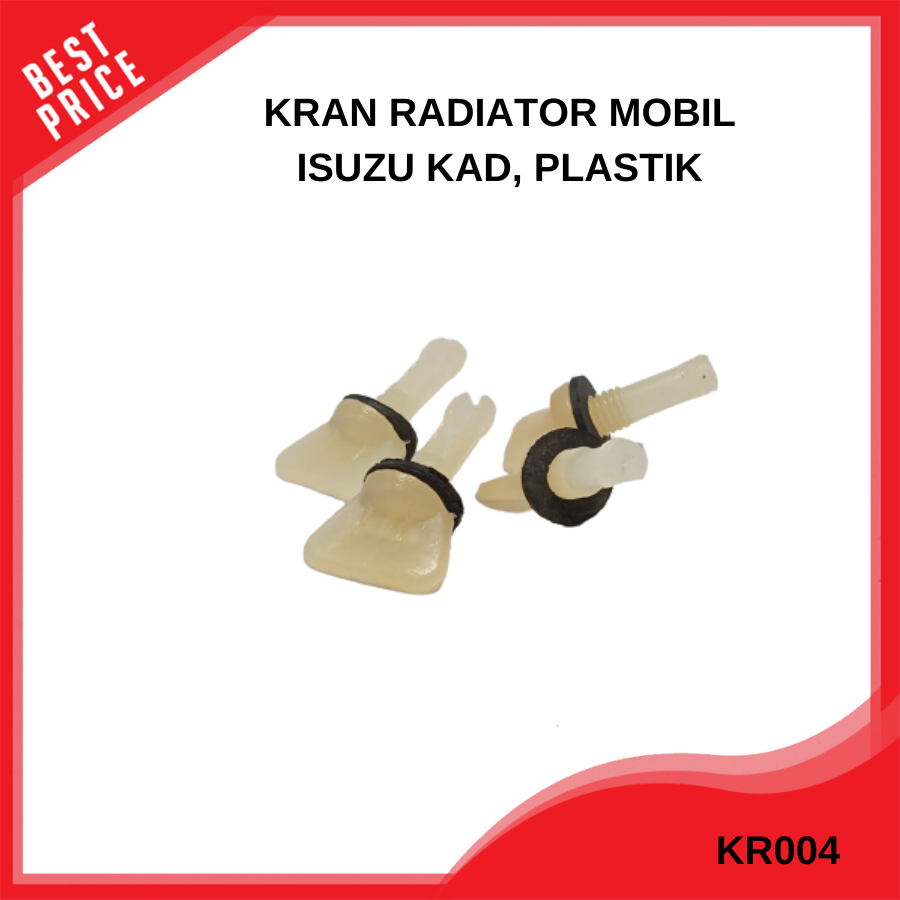 Jual Produk Tutup Pembuangan Kran Radiator Plastik Isuzu KAD Kran Radiator Warna Putih Isuzu KAD Pla